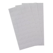 Tapa Adhesiva Para Tornillo 13mm Pvc Color Blanco 54ps Pack3