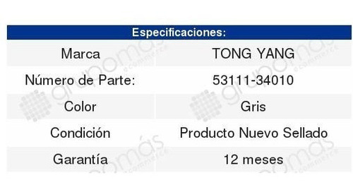 Parrilla Toyota T100 Gris 1993 1994 1995 1996 1997 1998 Foto 2