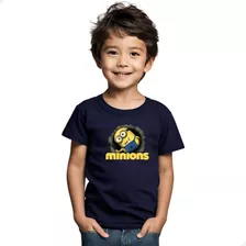 Camiseta Infantil Minions Estampa Camiseta Filme Juvenil