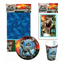 Kit De Fiesta Para 12 Personas Jurassic World2