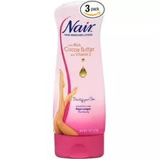 La Manteca De Cacao Nair Hair Remover Lotion, 9 Onzas (paque