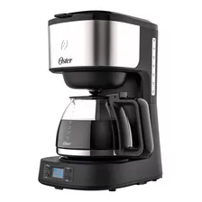 Cafetera Oster Bvstdc10ss Automática Negra Y Plateada De Filtro 220v