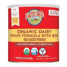 Leche De Fórmula En Polvo Hain Celestial Earth's Best Organic Dairy En Lata De 1 De 23.2oz - 0 A 12 Meses