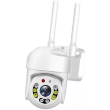 Camara Ip Seguridad Exterior Motorizada Hd 360 Wifi Nocturna Color Blanco