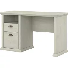 Yorktown - Escritorio De Oficina En Casa De 50 Pulgadas Con. Color Blanco (white Oak)