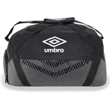 Bolsa Deporte Umbro® Maletin Viaje Gym Fitness Sportbag Color Gris/negro