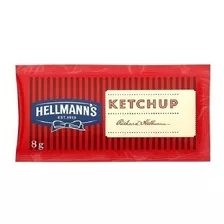 Caja Ketchup Hellmans Sobres Individuales X 196