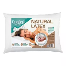 Travesseiro Natural Latex Slim Antiácaro Conforto Duoflex