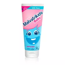 Gel Dental Infantil Malvatrikids Baby Sem Flúor 70g