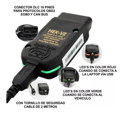 Vcds Rosstech Vw Audi Seat Actualizable Vagcom 22.3 Espaol Foto 2