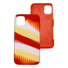 Funda Case Protector Para iPhone Silicona Trenzado 