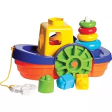 Brinquedo Para Bebê De 1 Ano Barco Didático Piscina Banheira