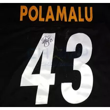Jersey Autografiado Troy Polamalu Pittsburgh Steelers Cstm H
