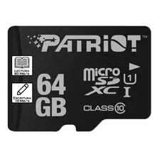 Memoria Micro Sd 64gb Clase 10 Patriot Lx Serie Flash Pcreg