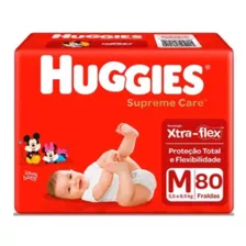 Fralda Huggies Supreme Cr Hiper M 80