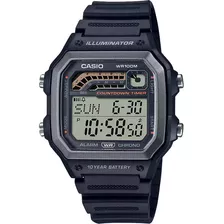 Relógio Casio Ws-1600h-1avdf Alarme / Cronômetro