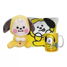 Chimmy Bt21 K-pop Bts Peluche+ Taza + Mini Cojin 