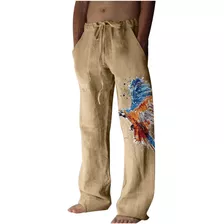 Pantalones Deportivos Con Cordones Estampados En Forma De C