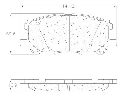 Balata Grc Delantera Lexus Rx330 2004-2006 Foto 2