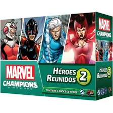 Juego De Mesa Cartas Marvel Champions Pack Heroes Reunidos 2