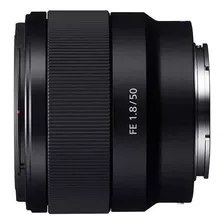 Sony - Lente E Mount Fe 50mm F1.8 Color Negro