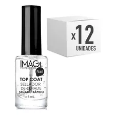 Pack X 12 Top Coat Sellador Esmalte