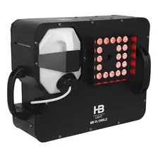 Maquina Fumaça 1500w Vertical 23 Led Rgb 3in1 220v Ou 110v Cor Preto