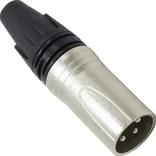 Plug Xlr Dlk Macho Linha Conector Canon Tipo Neutrik Nc3mxx