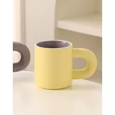 Taza De Cafe Agua O Té Con Aza Gruesa Aesthetic