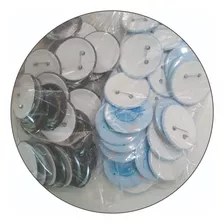 100 Bottons/boton/broche 5,5 Cm Personalizados Arte Inclusa