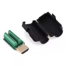 Conector Hdmi Sin Soldadura, Con Cubierta Térmica