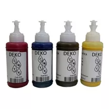 Kit Tinta Sublimatica Deko 400ml Cmyk