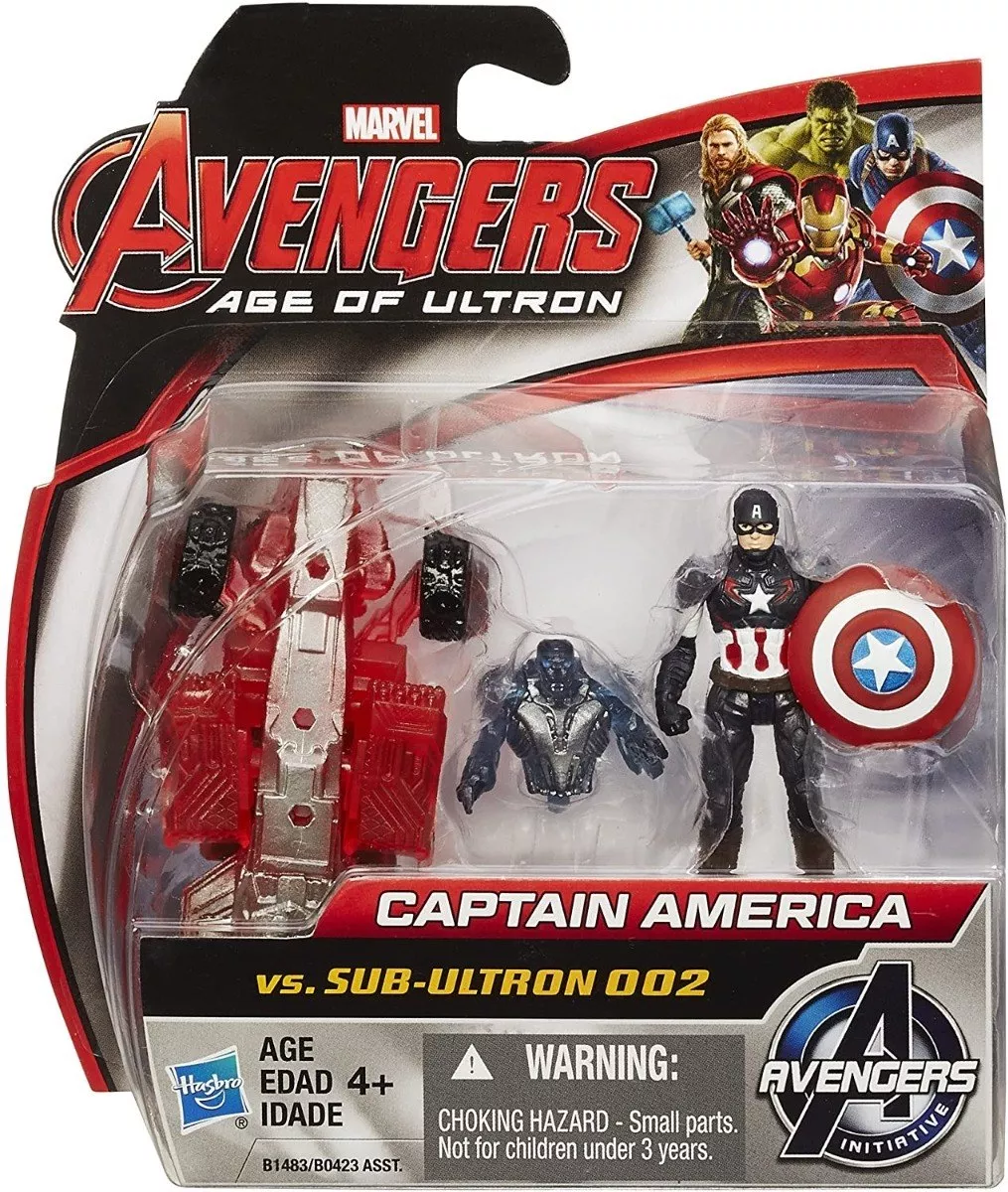 Boneco Marvel Avengers/ Captain America Vs Sub Ultron 002