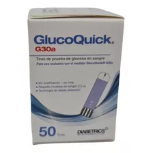 Tiras Glucoquick G30a Por 50 Unidades