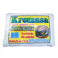 Saco Plástico Hambúrguer 20x14cm Embalagem Delivery - 500und