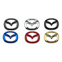 Emblema Volante Mazda 3 2014 - 2018 Sedan / Hb Fibra Carbono