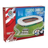 Rompecabezas 3d Nanostad Estadio Omnilife Chivas 52001 De 152 Piezas
