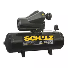 Compressor De Ar Elétrico Schulz Mcsv 20/200 Trifásica 200l 5hp 220v/380v Preto