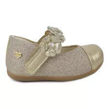 Sapato Infantil Feminino Klin Princesa Dourado - 125148000