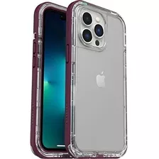 Funda Compatible iPhone 13 Pro Transparente Vino Bumper