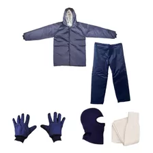 Conjunto Câmara Fria Japona+calça+balaclava+meião+luva Term.