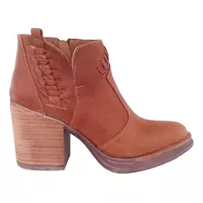 Bota Taco Mendoza Mujer Cuero