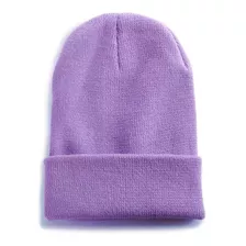 Gorro De Lana Con Doblez Invierno Variedad Colores