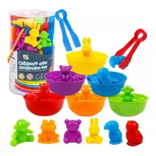 Brinquedo Animais De Silicone Classificação Das Cores Pinça