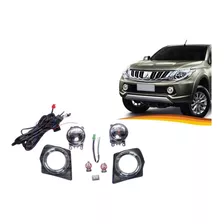 Kit Neblineros Mitsubishi L200 2016 2018 Bisel Aro Cromado