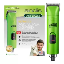 Máquina De Estetica Canina Cortar Pelo A Perros Andis Agc 2 Color Verde Lima