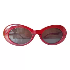 Gafas De Sol Rojas Ovaladas Vintage - Kurt Cobain Nirvana