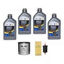 Kit Com 4 Litros De Óleo Shell Max 5w40 Performance+filtros 