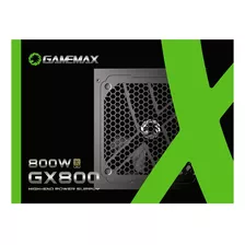 Gamemax Gx Series Gx800 Fonte De Alimentação 80 Plus Gold 800w Black