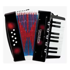 Acordeon Infantil Turbinho 104bk 8 Baixos Preta #3124